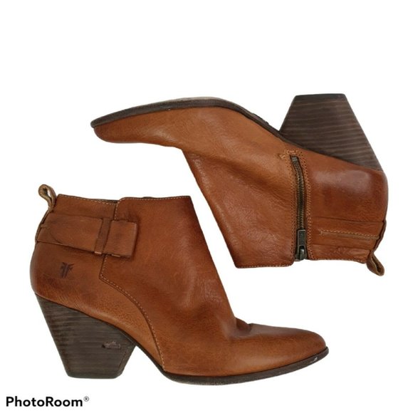 Frye Brown Ankle Boots - Picture 4 of 12